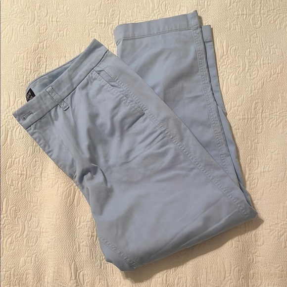 Jay Crew High Rise Girlfriend Chino Pants with Relaxed Fit and Straight Leg 12 - Picture 11 of 13